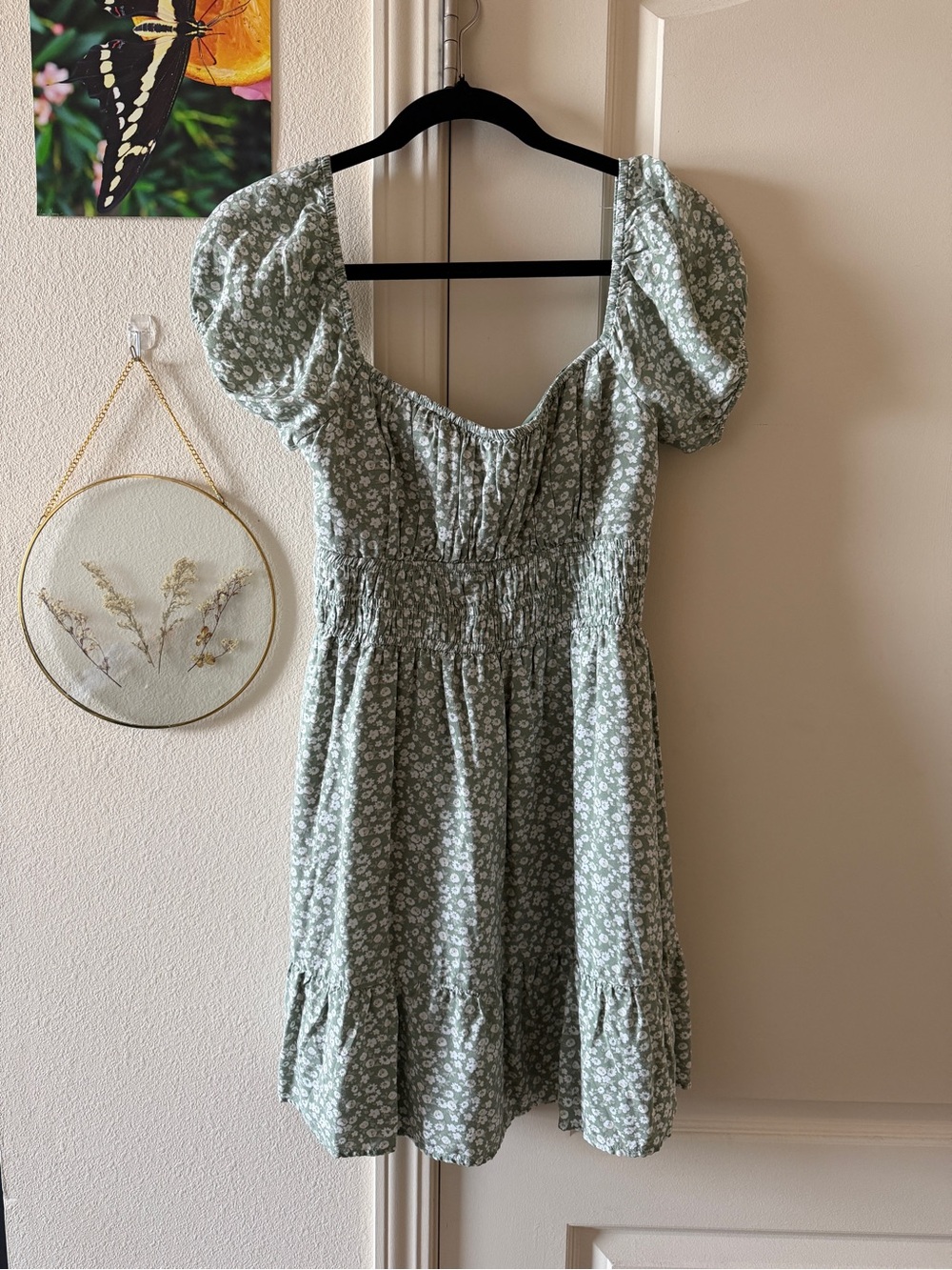 Green Floral Dress